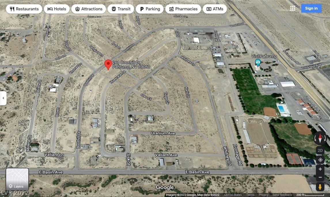 261 East Boothill Drive Pahrump NV 89060